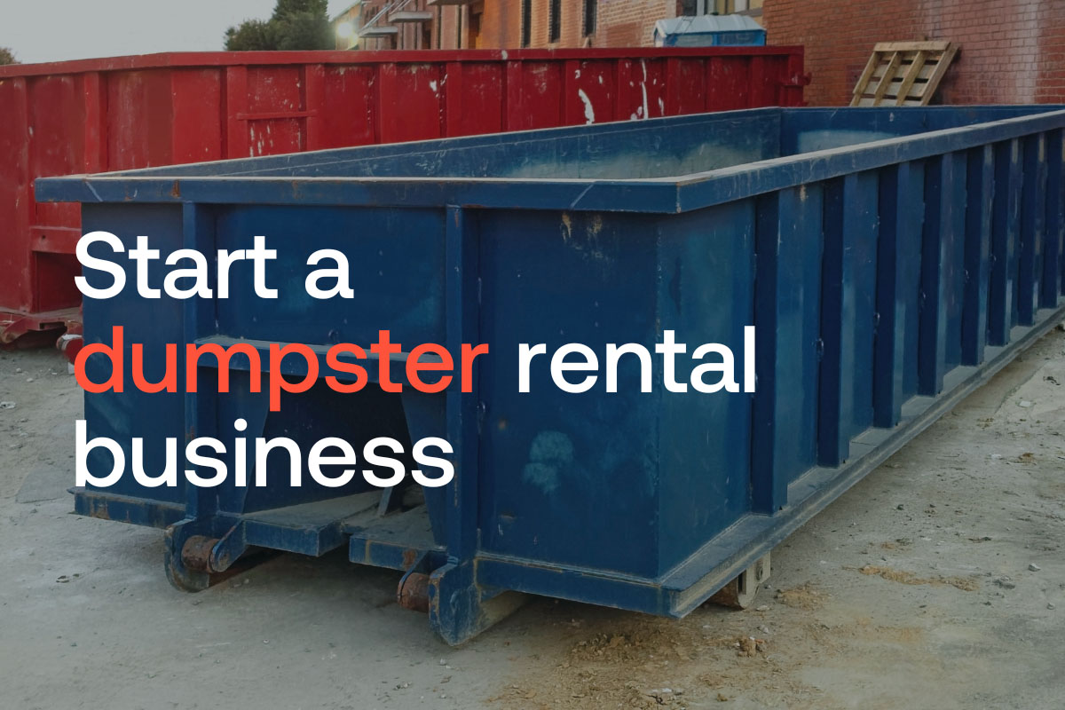 dumpster rental business plan